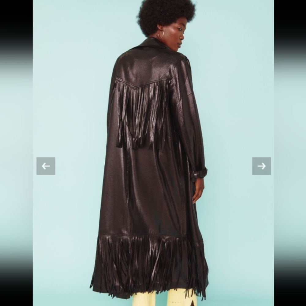 Black fringe jacket